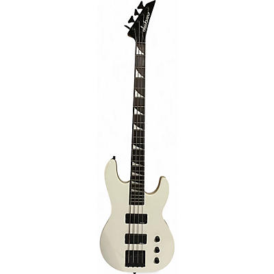 Used Jackson JS2 Concert White Electric Bass Guitar