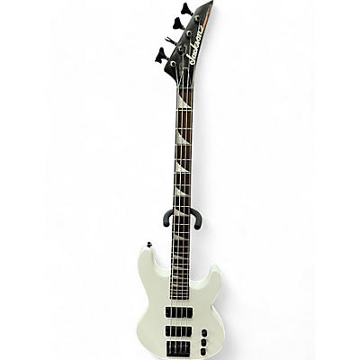 Used Jackson JS2 Concert White Electric Bass Guitar