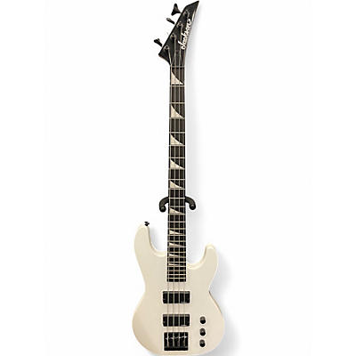 Used Jackson JS2 Concert White Electric Bass Guitar