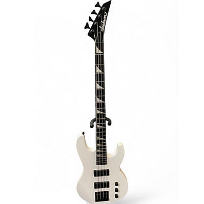 Used Jackson JS2 Concert White Electric Bass Guitar