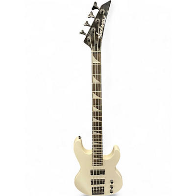 Used Jackson JS2 Concert White Electric Bass Guitar