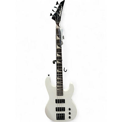 Used Jackson JS2 Concert White Electric Bass Guitar