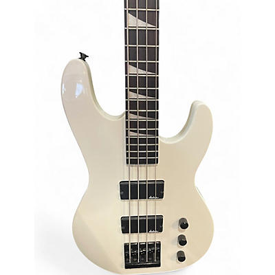 Used Jackson JS2 Concert White Electric Bass Guitar