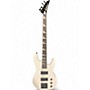 Used Jackson JS2 Concert White Electric Bass Guitar White