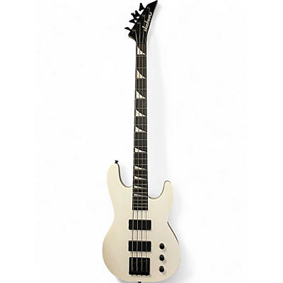 Used Jackson JS2 Concert White Electric Bass Guitar