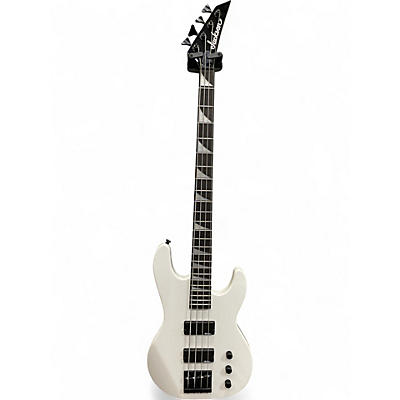 Used Jackson JS2 Concert white Electric Bass Guitar