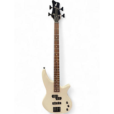 Used Jackson JS2 Spectra  Snow White Electric Bass Guitar
