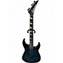 Used Jackson JS20 DKQ 2PT Trans Blue Solid Body Electric Guitar Trans Blue
