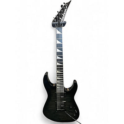 Used Jackson JS20 DKQ 2PT Transparent Charcoal Solid Body Electric Guitar