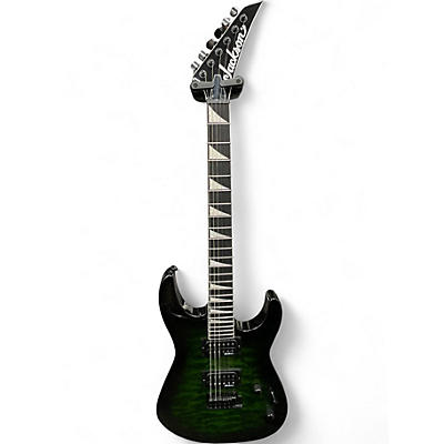 Used Jackson JS20 Dinky Trans Green Solid Body Electric Guitar