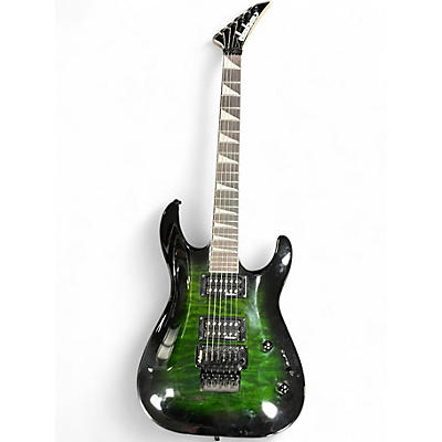 Used Jackson JS20 Dinky Transparent Green Solid Body Electric Guitar