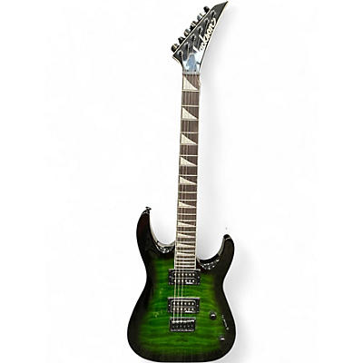 Used Jackson JS20 Green Solid Body Electric Guitar