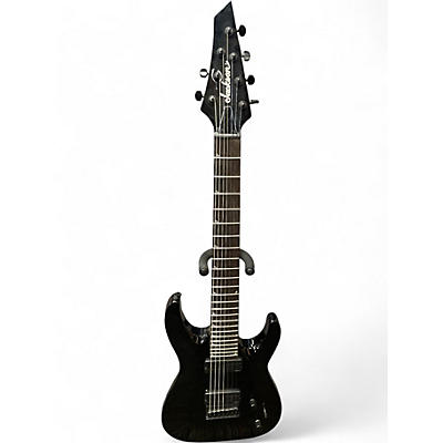 Used Jackson JS22-7 Black Solid Body Electric Guitar