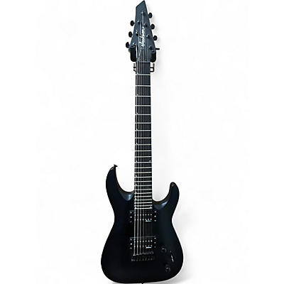 Used Jackson JS22-7 Dinky 7 String BLACK Solid Body Electric Guitar