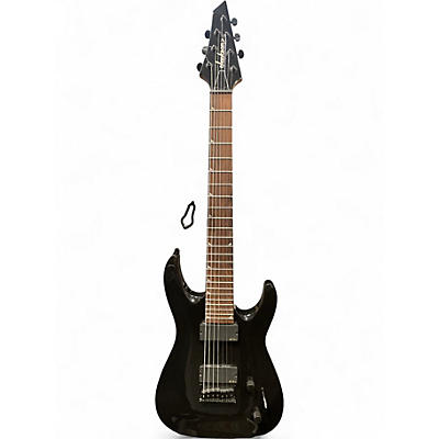 Used Jackson JS22-7 Dinky 7 String  BLACK Solid Body Electric Guitar
