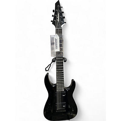 Used Jackson JS22-7 Dinky 7 String Black Gloss Solid Body Electric Guitar