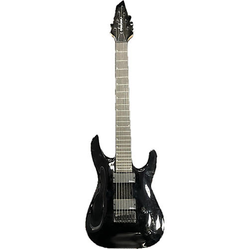 Jackson Used Jackson JS22-7 Dinky 7 String Black Solid Body Electric Guitar Black