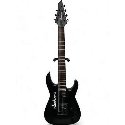 Jackson Used Jackson JS22-7 Dinky 7 String Black Solid Body Electric Guitar