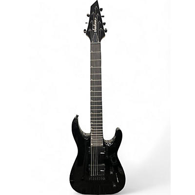 Jackson Used Jackson JS22-7 Dinky 7 String Black Solid Body Electric Guitar