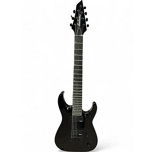 Jackson Used Jackson JS22-7 Dinky 7 String Black Solid Body Electric Guitar Black