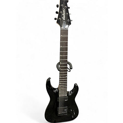 Used Jackson JS22-7 Dinky 7 String Black Solid Body Electric Guitar Black