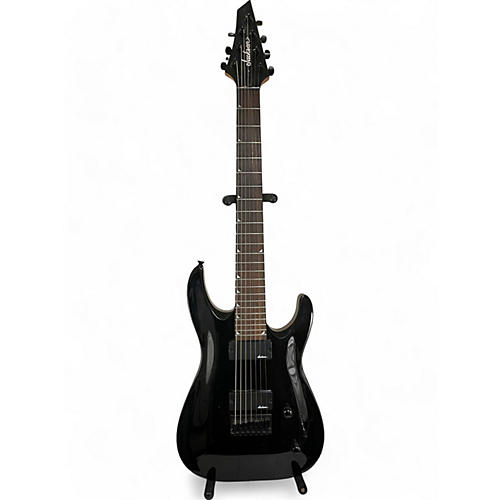 Jackson Used Jackson JS22-7 Dinky 7 String Black Solid Body Electric Guitar Black