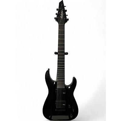 Jackson Used Jackson JS22-7 Dinky 7 String Black Solid Body Electric Guitar