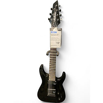 Used Jackson JS22-7 Dinky 7 String Black Solid Body Electric Guitar