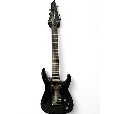 Used Jackson JS22-7 Dinky 7 String Black Solid Body Electric Guitar