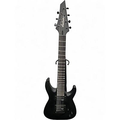 Used Jackson JS22-7 Dinky 7 String Black Solid Body Electric Guitar