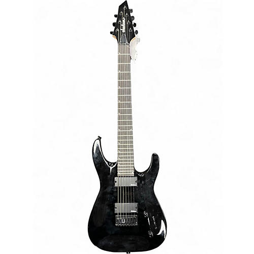 Used Jackson JS22-7 Dinky 7 String Black Solid Body Electric Guitar Black