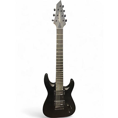 Used Jackson JS22-7 Dinky 7 String Black Solid Body Electric Guitar Black