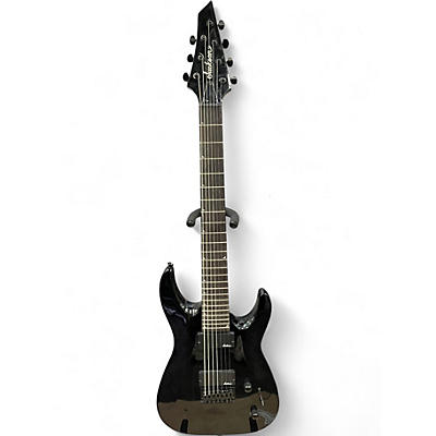 Used Jackson JS22-7 Dinky 7 String Black Solid Body Electric Guitar