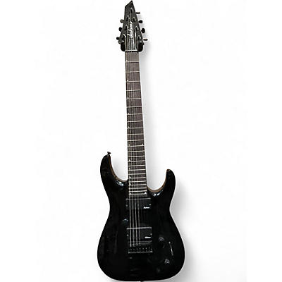 Used Jackson JS22-7 Dinky 7 String Black Solid Body Electric Guitar