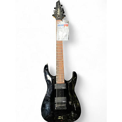Used Jackson JS22-7 Dinky 7 String Black Solid Body Electric Guitar