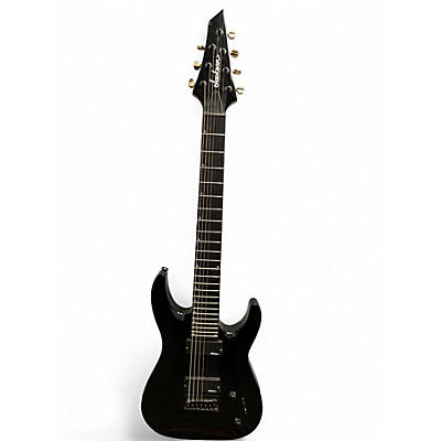 Used Jackson JS22-7 Dinky 7 String Black Solid Body Electric Guitar