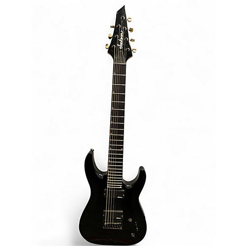 Used Jackson JS22-7 Dinky 7 String Black Solid Body Electric Guitar Black