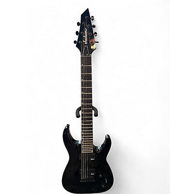 Used Jackson JS22-7 Dinky 7 String Black Solid Body Electric Guitar
