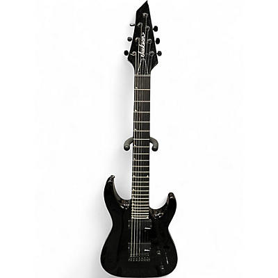 Used Jackson JS22-7 Dinky 7 String Black Solid Body Electric Guitar