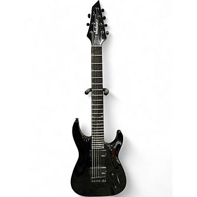 Used Jackson JS22-7 Dinky 7 String Black Solid Body Electric Guitar