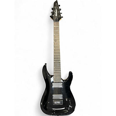 Used Jackson JS22-7 Dinky 7 String Black Solid Body Electric Guitar