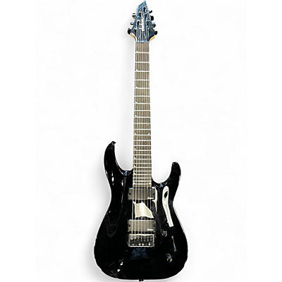 Used Jackson JS22-7 Dinky 7 String Black Solid Body Electric Guitar