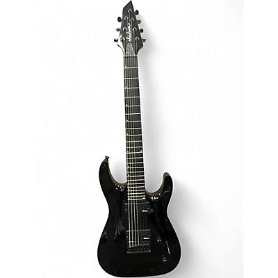 Used Jackson JS22-7 Dinky 7 String Black Solid Body Electric Guitar