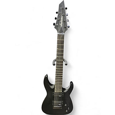 Used Jackson JS22-7 Dinky 7 String Black Solid Body Electric Guitar