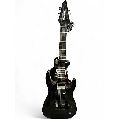 Used Jackson JS22-7 Dinky 7 String Black Solid Body Electric Guitar