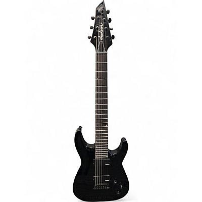 Used Jackson JS22-7 Dinky 7 String Black Solid Body Electric Guitar