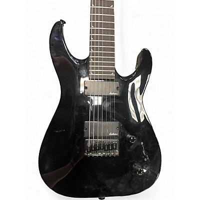 Used Jackson JS22-7 Dinky 7 String Black Solid Body Electric Guitar
