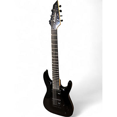 Used Jackson JS22-7 Dinky 7 String Black Solid Body Electric Guitar