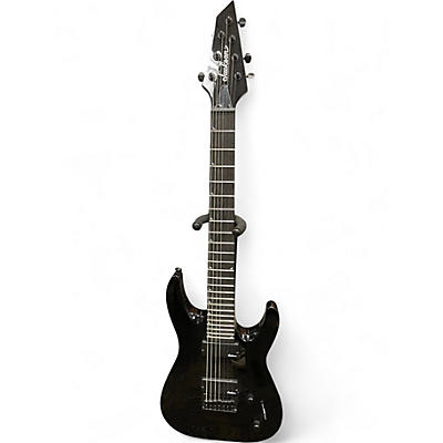 Used Jackson JS22-7 Dinky 7 String Black Solid Body Electric Guitar