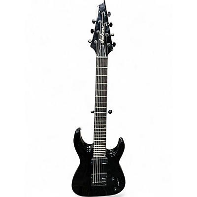 Used Jackson JS22-7 Dinky 7 String Black Solid Body Electric Guitar